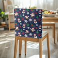 thumbnail image 3 of TSOVTHRID Cute Santa Claus Snowman Print Chair Covers Washable Chair Back Covers Dining Chairs Slipcovers Protector for Dining Room Festival Party Christmas Decoration, Set of 6, 3 of 7