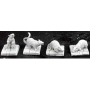 Reaper Miniatures Dire Rats #02889 Dark Heaven Legends Unpainted Metal Figure