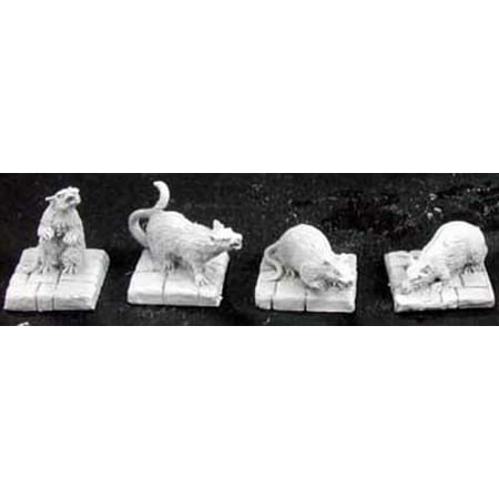 Reaper Miniatures Dire Rats #02889 Dark Heaven Legends Unpainted Metal Figure