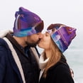 thumbnail image 5 of Lsque Capybara Bathtub Fun Pattern Knitted Beanie, Unisex Winter Hat, Knit Hat Winter Beanies Thick Fisherman Beanies Cuffed Plain Skull Caps, 5 of 6