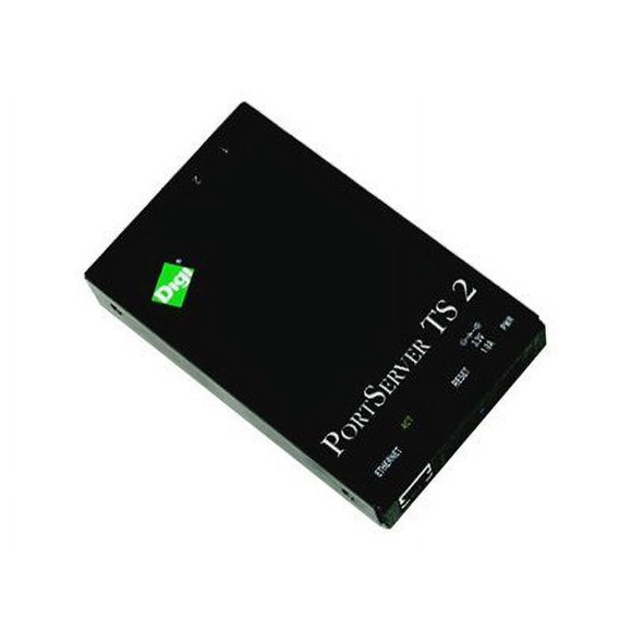 Digi PortServer TS 2 Device Server, 2 Ports, 100Mb LAN, RS-232, PPP