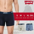 thumbnail image 4 of Levi's Mens Underwear Microfiber Boxer Brief for Men Ultra Soft 3 Pack, 4 of 5