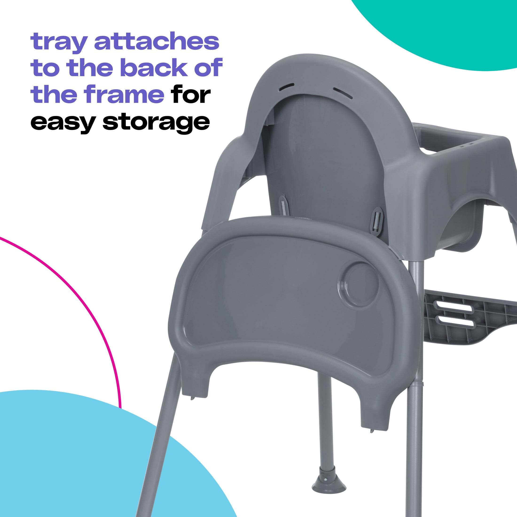 Cosco Kids Canteen High Chair, Mono Black
