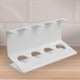 thumbnail image 1 of Portacubiertos acrílico con 4 ranuras, práctico organizador de utensilios de cocina que ahorra espacio, expositor de cucharas para oficina, hogar y co lechoso, 1 of 8