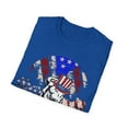 thumbnail image 4 of American Flag 4th of July T Rex Dinosaur Amerisaurus Rex Art Unisex T-Shirt, 4 of 4