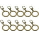 thumbnail image 4 of Cremallera dedicada con orificio para gancho, pieza de repuesto para cremallera de metal, accesorios para ropa y equipaje, cabezal de cremallera, tirador manual, cabezal de bloqueo, lengüeta para tira, 4 of 6