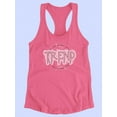 thumbnail image 3 of Trend Setter Is Here Sign Racerback Tank Women -Image by Shutterstock, Female Large, 3 of 4