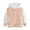 Pink, variant on Kids Winter Coat Boys Girls Color-Block Baseball Hooded Jacket Thick Warm Outerwear for Autumn and Winter Daily Wear