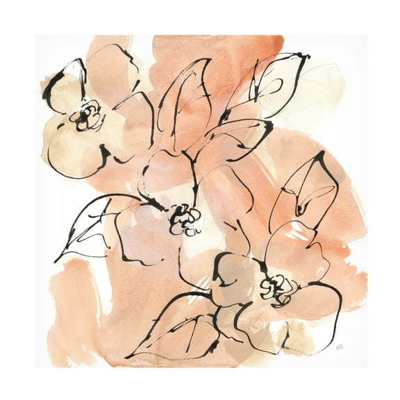 Chris Paschke 'Terracotta Neutrals II' Canvas Art