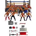 thumbnail image 1 of Mini Wrestling Figure Playset, Wrestler Warriors Toys With Square Ring & Accessories, Fun Miniature Fighting Action Figures Gift For Kids Boys, 1 of 5