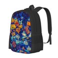 thumbnail image 1 of Disketp Colorful Fall Leaves Mochila Minimalista de Gran Capacidad, Mochila de Viaje para Escuela, Trabajo o Uso Diario, 1 of 6