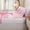 Dark Pink, variant on Erosebridal Cute Butterfly Zipper Full Size Comforter Sets with Fitted Sheet and 2 Pillowcases, Watercolor Wildlife Zipper Bedding Set, Polka Dots Reversible, Dusty Pink, Polka Dots Reversible