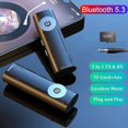 thumbnail image 2 of New 2 in1 Wireless Bluetooth 5.3 Receiver Transmitter Adapter 3.5mm Jack Audio Music Transfer For Headphone TV PC Car Speaker, 2 of 5