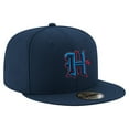 thumbnail image 3 of Men's New Era  Navy Houston Texans Basic 9FIFTY Adjustable Snapback Hat, 3 of 4