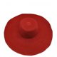 thumbnail image 2 of Straw Hat French Fashion Solid Color Big Brim Sun Hat Summer Travel Vacation Sun Hat Seaside Beach Cap, Red, 2 of 4
