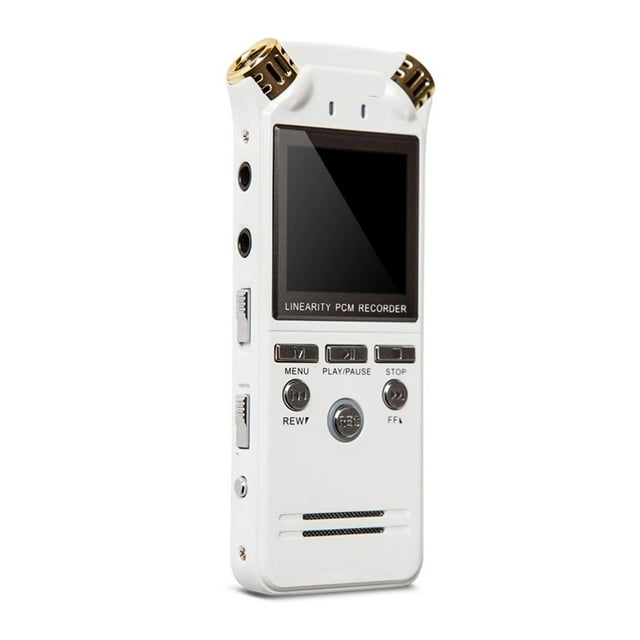 D50 Professional Mini High Quality PCM Audio Dictaphone 1536Kbps Dual Microphones Digital ,One-touch operation
