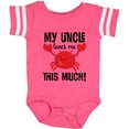 thumbnail image 3 of Inktastic Uncle Loves Me Childs Crab Boys or Girls Baby Bodysuit, 3 of 5