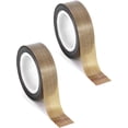 thumbnail image 1 of 2pcs 0.12mm thickness Teflon tape adhesive PTFE glass cloth tape, high temperature tape -196~300℃, 19mm x 10M, 1 of 5
