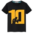 thumbnail image 2 of 2024 HOT Messi Ropa estampada para niños Verano Algodón Camiseta para niños Niñas Casual Manga corta Moda Camisas negras Ropa deportiva Top, 2 of 5