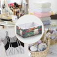 thumbnail image 5 of Storage Basket Foldable Open Organizers for Clothes Toys Books15.75x10.63x6.96in White Cat and Goldfish, 5 of 8