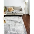 thumbnail image 3 of Bashian C190-IVGY-76X96-CA107 7 ft. 6 in. x 9 ft. 6 in. Carlyle Transitional Polypropylene & Polyester Power Loom Rectangle Area Rug, Ivory & Grey, 3 of 11