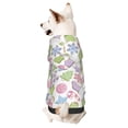 thumbnail image 5 of Uemuo Pastel Christmas Cookies for Winter Dog Hoodie Sweatshirts with Pockets Warm Dog Clothes for Small Dogs Chihuahua-XX-Large, 5 of 8