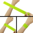 thumbnail image 3 of Muka 12 Pcs Reflective Safety Slap Bands, PVC Slap Bracelet, High Visibility and Comfortable-Green, 3 of 6