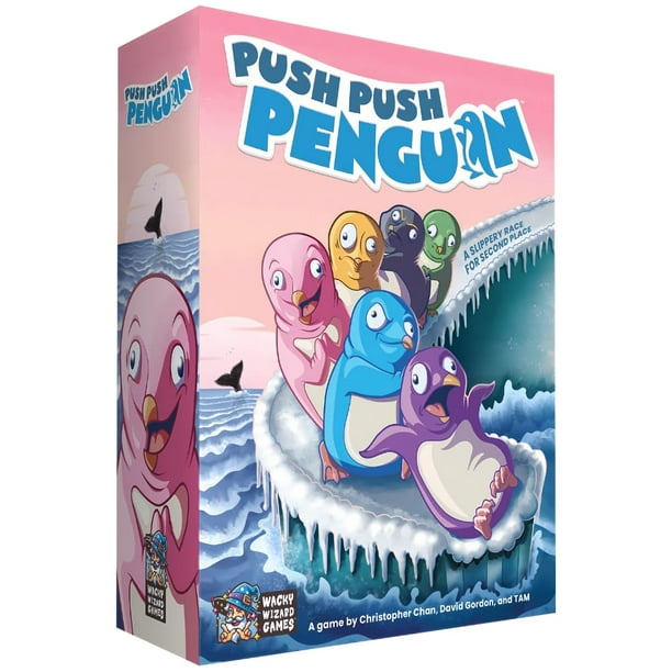 Juego de mesa Wacky Wizard Games Push Push Penguin +6 años