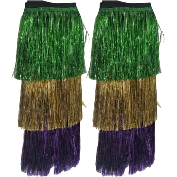 Women Carnival Leg Warmers Metallic Tassels Leg Sleeves Contrast Accessories For Party Club