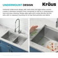 thumbnail image 7 of KRAUS Kore 30” Undermount Workstation 16 Gauge Stainless Steel Double Bowl Kitchen Sink with Accessories, 7 of 7