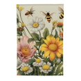 thumbnail image 2 of PHYHOO  Summer Garden Flag Double Sided, Sunflower Bee Welcome Seasonal Holiday Yard Outdoor Decoration White, 2 of 6