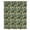 Dark Green, variant on Vintage Pink Flower Sheer Curtains 45" Long, Spring Floral Leaves Pastoral Birds Plants Light Filering Curtains, Breathable Simi Curtain Privacy Drapes for Kitchen Bathroom Small Window Treatment