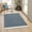 Navy Blue, variant on Belle Boho Rugs for Bedroom, 3x5 Bathroom Rug Lightweight Farmhouse Woven Area Rug with Tassels, Throw Rugs Washable Kitchen Rug Non Shedding Indoor Door Mats for Entryway Living Room, Khaki