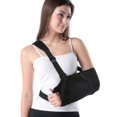thumbnail image 1 of HAHADAXA Arm Sling Support Strap, Adjustable Shoulder Wrist Elbow Sling Immobilizer, with Thumb Loop and Waistband, Provide Stabilization for Rotator Cuff Injury, Fit Men and Women, Left and, 1 of 7