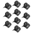 thumbnail image 2 of 10 Clips Para Cables De Bicicleta Sunnimix Hebilla De Carcasa De Freno Color Negro, 2 of 8