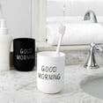thumbnail image 4 of Yesbay 330ml Good Morning Cup Toothbrush Holder Washing Drinking Bathroom Tooth Mug,Green, 4 of 8