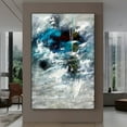thumbnail image 4 of Large Handmade Gold Abstract Oil Painting On Canvas Wall Art Hotel Home Decoration Modern Living Room Bedroom Textured Artworks, 4 of 9