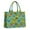 Dinosaurs River Volcano, variant on Large Capacity Tote Bag,Green Dinosaurs Classic Ferns Handbag Fashion Luxury Tote Bag,15.7"x13"x 5.1" Inches,Laptop Compatible