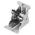 thumbnail image 4 of 90° Hinge, Silver Table Leg Hinge Foldable Self-Locking  For Doors And  For Table And Chair Legs For Drawers, 4 of 8