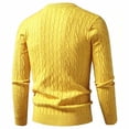 thumbnail image 6 of Atkumj Men Undershirts Casual Ribbed Vertical Rib Knit Crew Neck Sweaters Versatile Slim Fit Solid Color Long Sleeve Mens Pullover Sweaters for Fall Winter M, 6 of 7