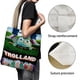 thumbnail image 3 of Trolland Bolso de tela con estampado de lienzo para mujer, bolsa de compras reutilizable y estética, con cremallera interior, regalo para mujer,38*45cm., 3 of 6
