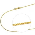 thumbnail image 3 of 10K Yellow Gold 2.0MM Round Rolo Link Chain Necklace, 3 of 8