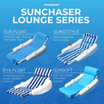thumbnail image 7 of SWIMLINE ORIGINAL Sunchaser SunSoft Luxury Lounger Chair Pool Float | Molded Frame & Pontoon Design | Pool Floats Adult | Pool Lounger | Pool Accessories | Pool Chairs and Lounges For In Pool, 7 of 7