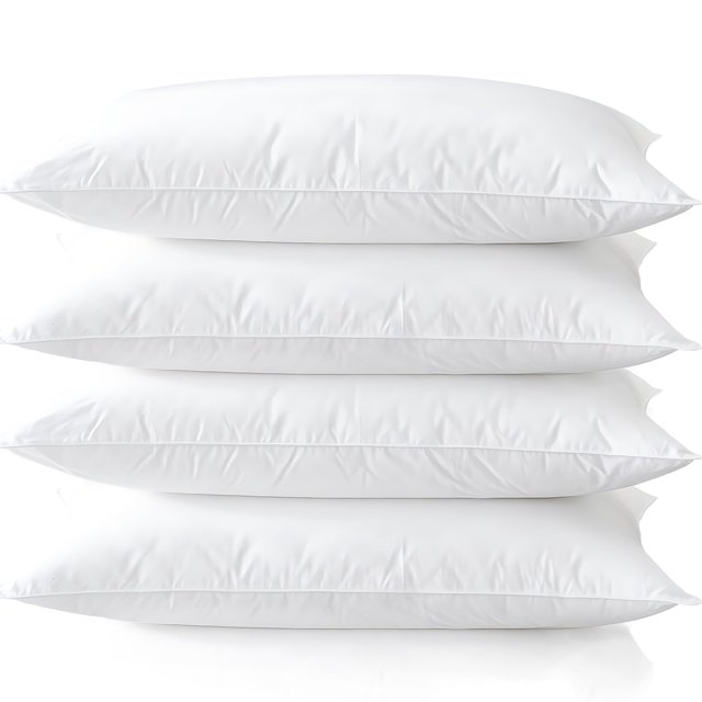 Juego de 4 almohadas de cama Acteb, soporte mediano, tamaño estándar