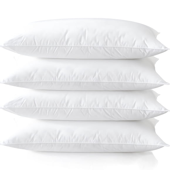 Juego de 4 almohadas de cama Acteb, soporte mediano, tamaño estándar