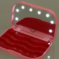 thumbnail image 2 of EeaseMX Estuche para pestañas postizas con luz LED, organizador de pestañas, espejo y caja de almacenamiento para pestañas., 2 of 8