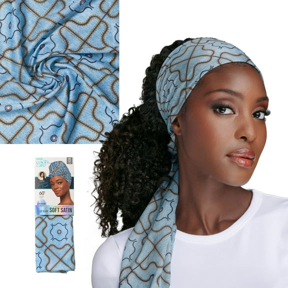 KISS Colors & Care Limited Edition BIFC Premium Soft Satin Wrap Scarf - Samaria Leah