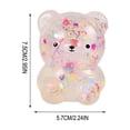 thumbnail image 3 of JeashCHAT Squeeze Toys, Cute Bear Shape Stress Relief Toys, Relieve Anxiety Sensory Toys, Party Favors - 1 Pc, Random Colors, 3 of 9