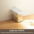 thumbnail image 1 of Uklsqma Airtight Food Storage Containers Set 3 Sizes | Clear Plastic Canisters with Easy Lock Lids | Stackable Pantry Organizer for Dry Goods, Snacks, Pasta, Rice, Pet Food Storage, 1 of 3