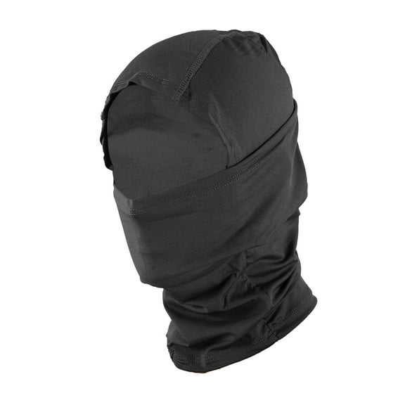 Unique Bargains 1 Pc Quick-drying Ice Silk Solid Balaclava Face Mask Black